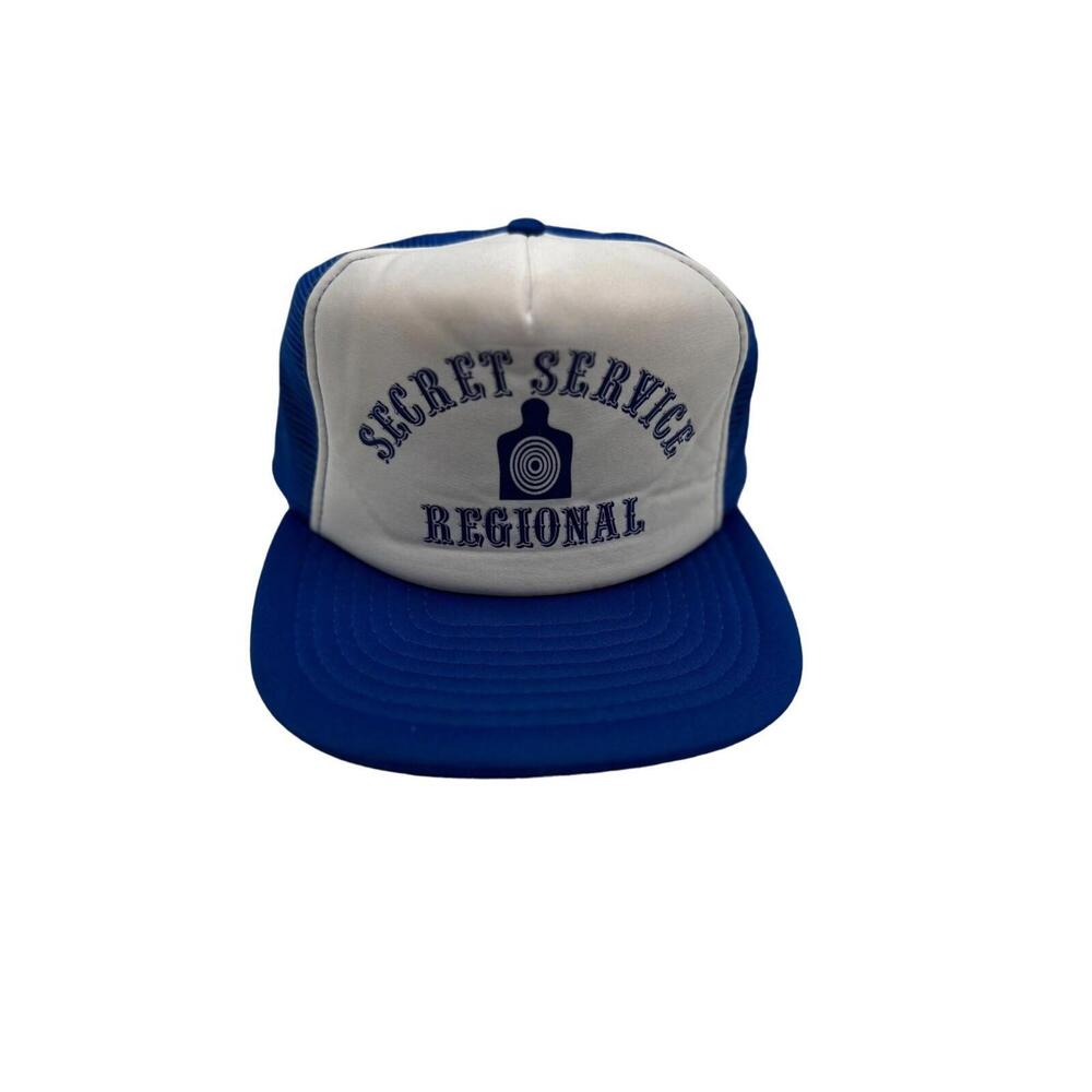 Vintage Secret Service Regional Classic Trucker Snapback Hat Collectible Retro